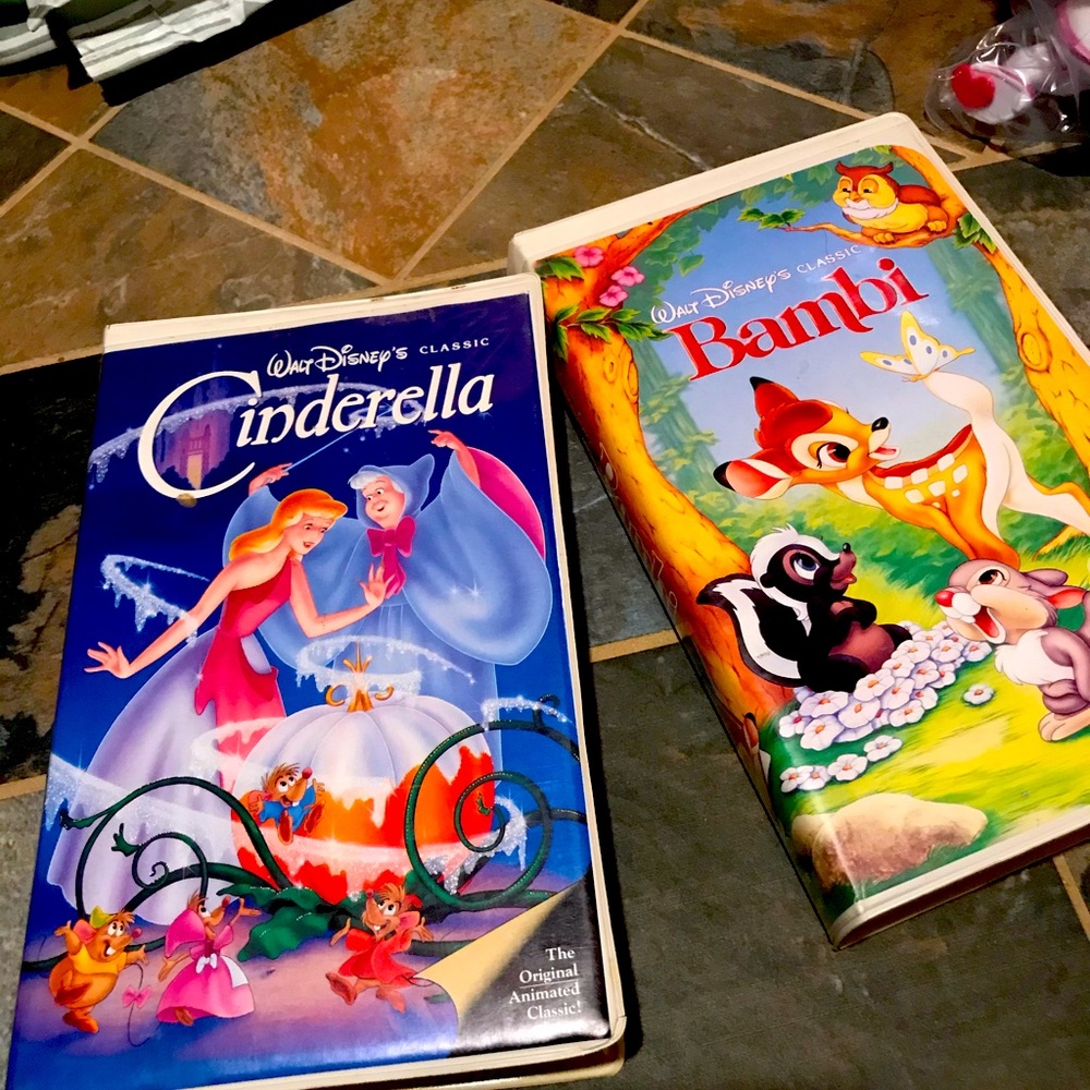 Cinderella and Bambi’ VHS